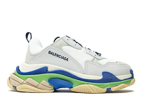 Balenciag* Triple S Sneaker 'Light Grey Blue Green'