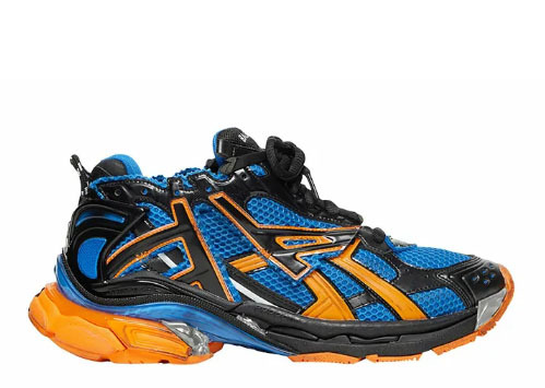 Balenciag* Runner Sneaker Blue Orange