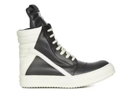 R!ck Owens Strobe Geobasket High Black Milk