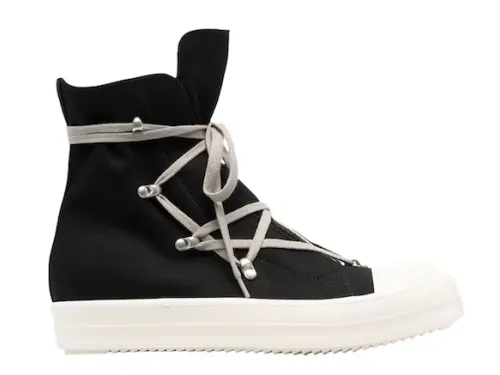 R!ck Owens DRKSHDW Strobe Cotton Denim Hexa High Black