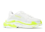Balenciag* Triple S White Fluo Yellow (W)