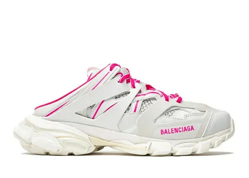 Balenciag* Wmns Track Mule 'White & Pink'
