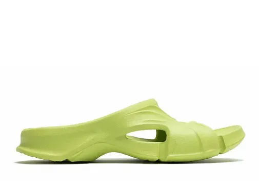 Balenciag* Mold Slide Sandal Matcha Yellow