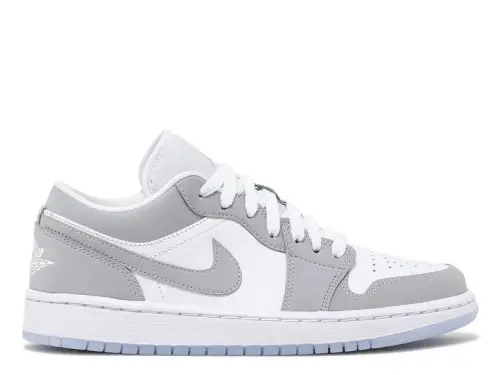 Air Jordan 1 Low White Wolf Grey 2021