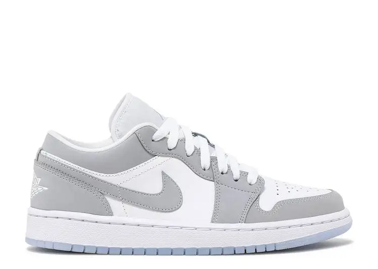 Air Jordan 1 Low White Wolf Grey 2021