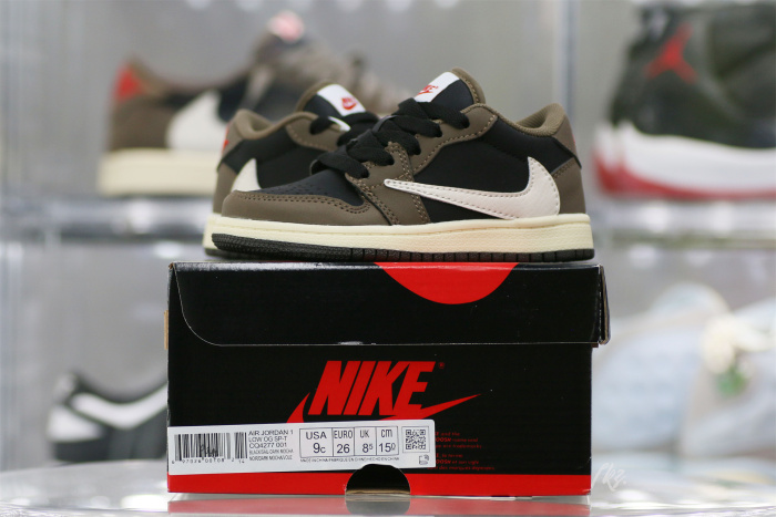 Travis Scott X Air Jordan 1 Low 'Cactus Jack'  Kid