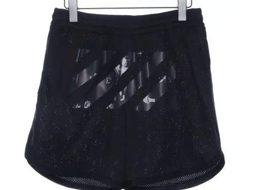 OW logo twill printed shorts