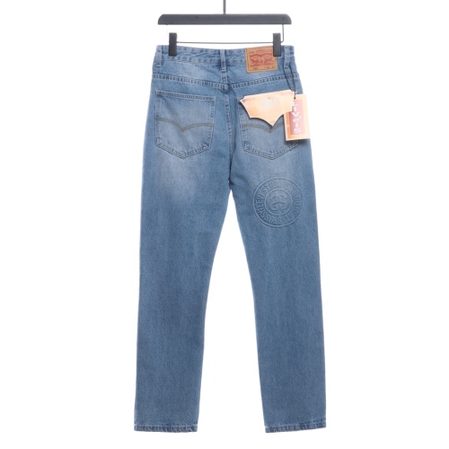 Stuart co-signed Levi's 150th anniversary embossed denim trousers