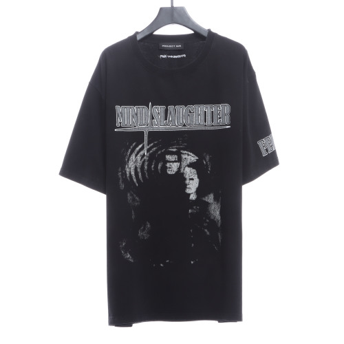 Gra1lz Washed Portrait Short Sleeve T-Shirt