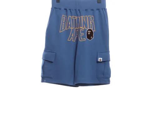 BAPE ape-man printed shorts