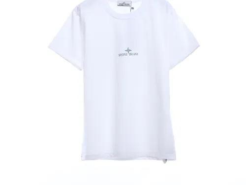 Stone Island Back Large Compass Logo Print Short Sleeves