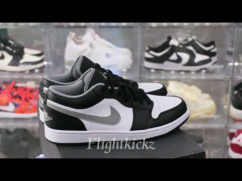Air Jordan 1 Low Black White Grey