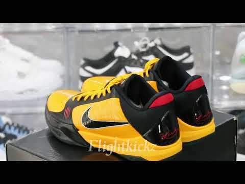 Nike Kobe 5 Protro Bruce Lee (Up to Size 14）