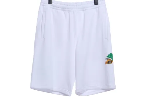 OW ink hand-painted graffiti arrow shorts