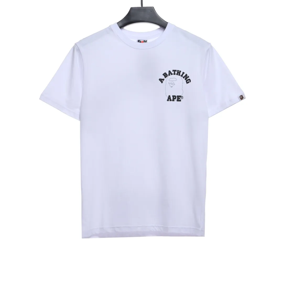 BAPE sketch ape-man head with short sleeves