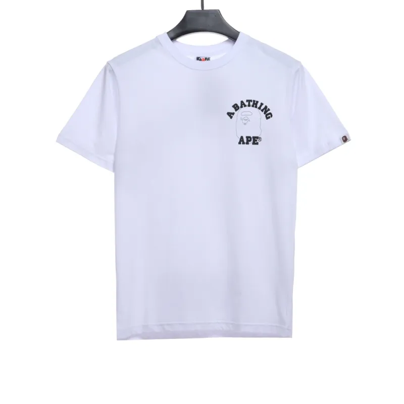 BAPE sketch ape-man head with short sleeves