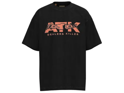 Gallery Dep ATK interesting letter printing washing to make old retro short sleeves