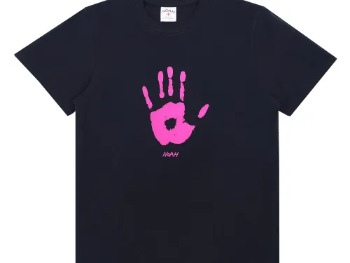 N0ah Palm print short sleeves