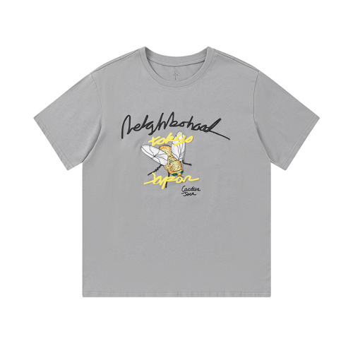 Travis Scott Joint carousel cartoon printing short sleeves