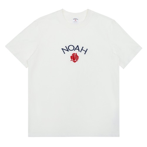 N0ah classic rose embroidery short sleeves