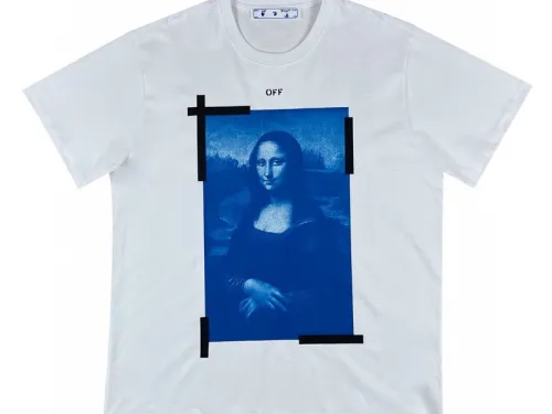 Ow blue Mona Lisa short sleeves