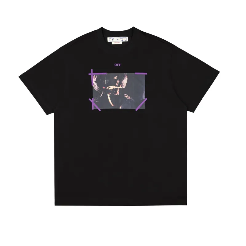 Ow Purple Arrow religious short sleeves