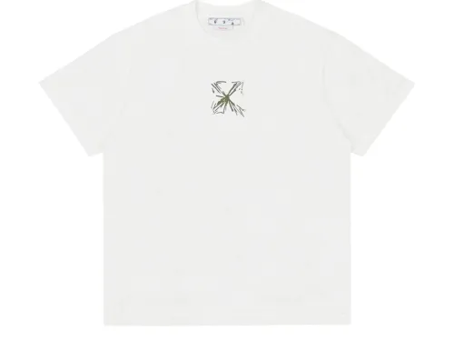 Ow Sketch Splash Ink Arrow letter short sleeve