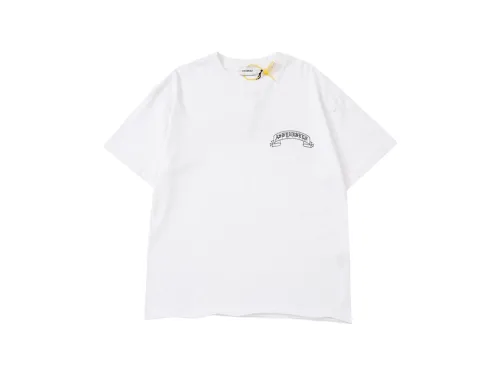 ASKYURSELF Make an old worn-out letter LOGO printed short-sleeved T-shirt
