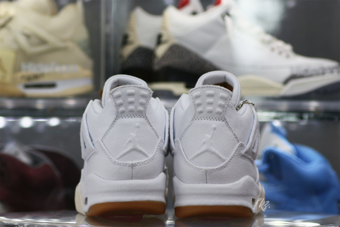 Air Jordan 4 Retro Levi's White (Levi's Tag)