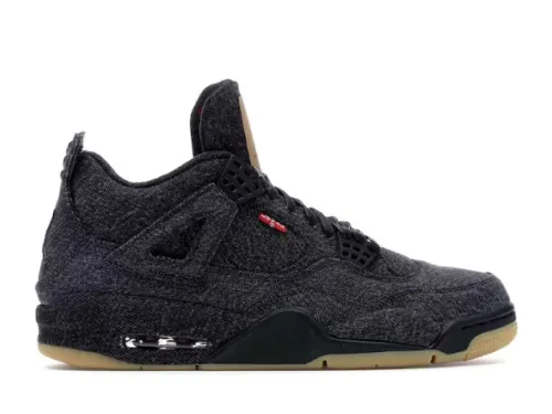 Air Jordan 4 Retro Levi's Black (Levi's Tag)