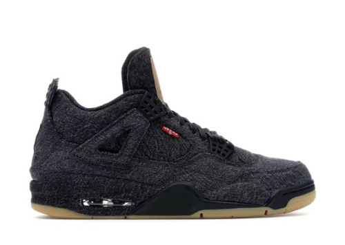 Air Jordan 4 Retro Levi's Black (Levi's Tag)