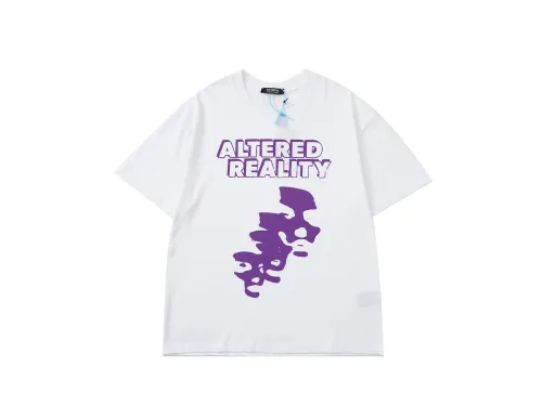 RAF SIMONS Phantom Portrait Slogan Short Sleeve T-Shirt White