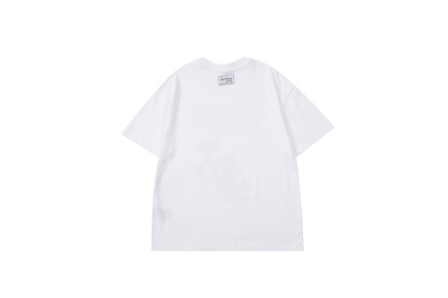 RAF SIMONS Phantom Portrait Slogan Short Sleeve T-Shirt White