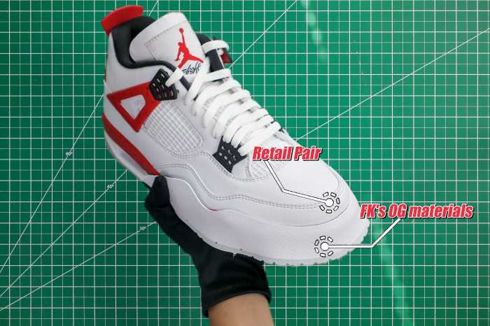 Air Jordan 4  Red Cement  2023 (LN5 A1 Batch)