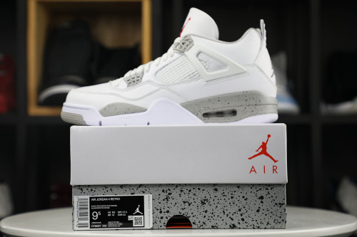 Air Jordan 4 Retro GS White Oreo (GS) (LN5 A1 Batch)