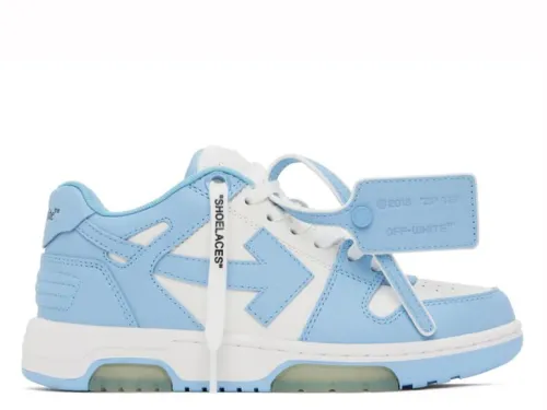 OFF-WHITE Blue & White Out Of Office Sneakers