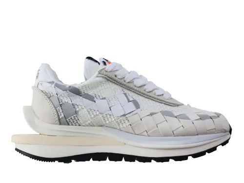 Sacai X Nike Vaporwaffle Grey White