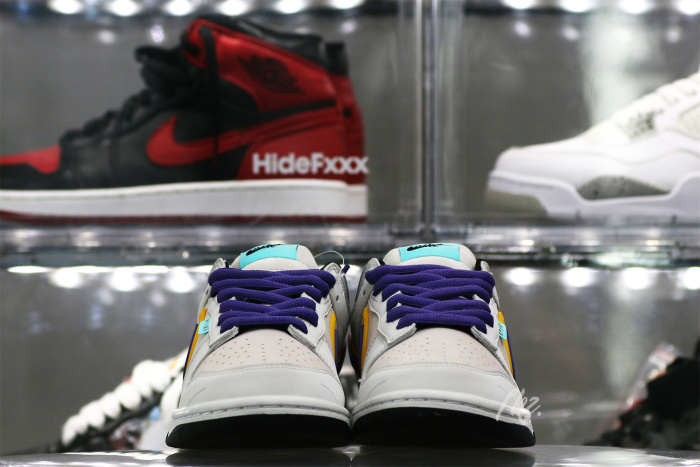 Nike SB Dunk Low &  Athena Sail Pink Purple Gold