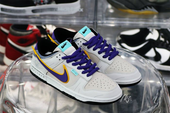 Nike SB Dunk Low &  Athena Sail Pink Purple Gold