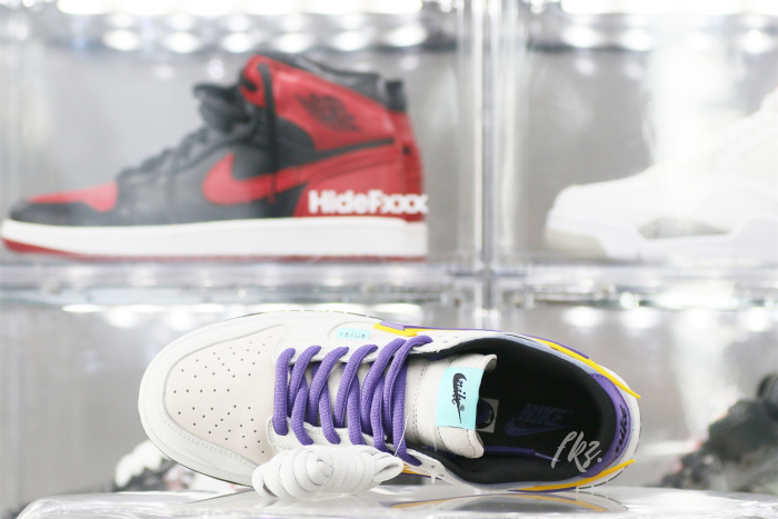 Nike SB Dunk Low &  Athena Sail Pink Purple Gold