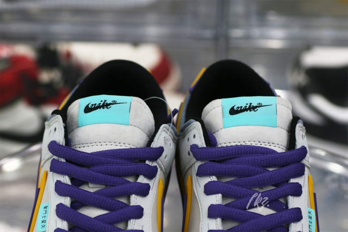 Nike SB Dunk Low &  Athena Sail Pink Purple Gold