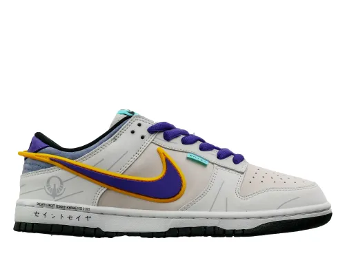 Nike SB Dunk Low & Athena Sail Pink Purple Gold