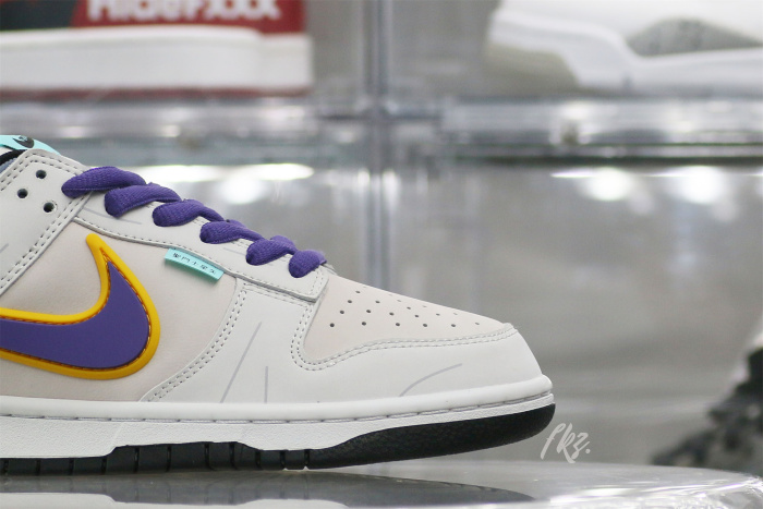 Nike SB Dunk Low &  Athena Sail Pink Purple Gold