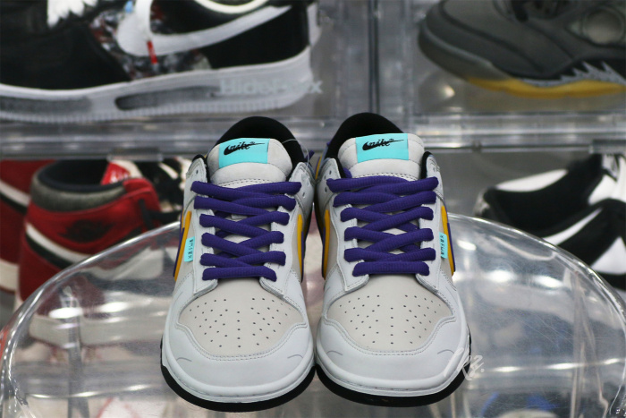 Nike SB Dunk Low &  Athena Sail Pink Purple Gold