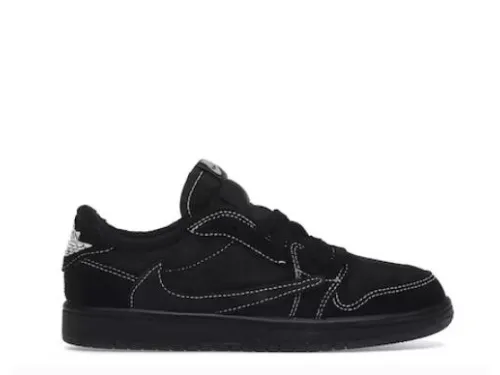 Travis Scott x Jordan 1 Retro Low OG SP Black Phantom Kid (LN5 A1)