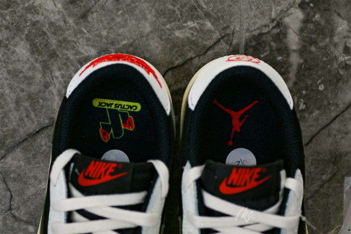 Travis Scott x Jordan 1 Retro Low OG SP Olive Kid (LN5 A1)