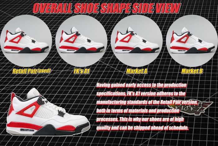 Air Jordan 4  Red Cement  2023 (LN5 A1 Batch)