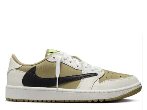 Travis Scott x Air Jordan 1 Low Golf Neutral Olive (LN5 A1)