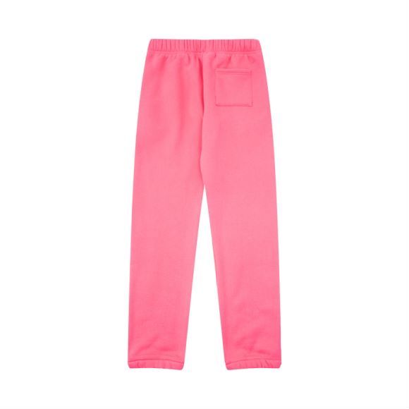 Sp5der Logo Pullover Hoodie Pink Suits