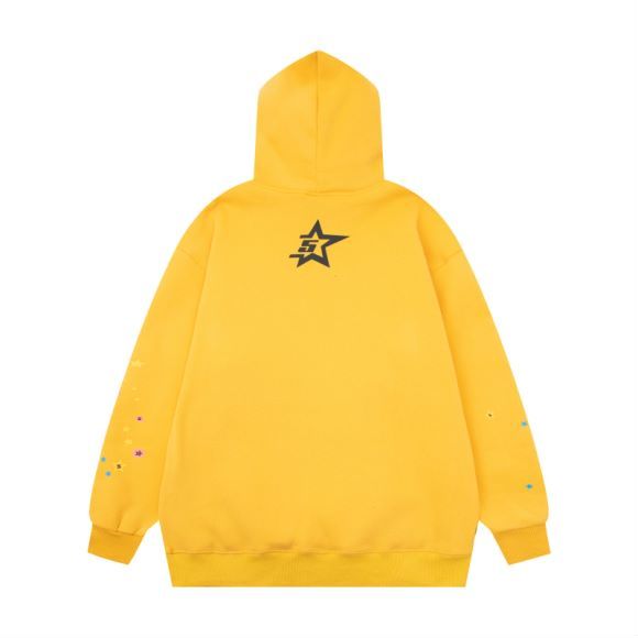 Sp5der Logo Pullover Hoodie Pink Suits